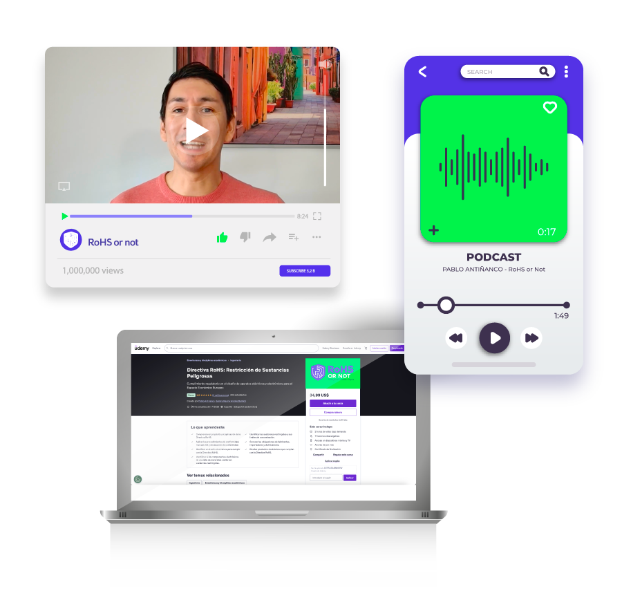 Video , cursos, y podcasts