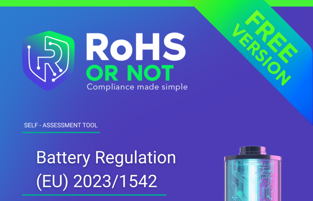 Battery Regulation (EU) 2023/1542 – FREE Self Assessment Tool